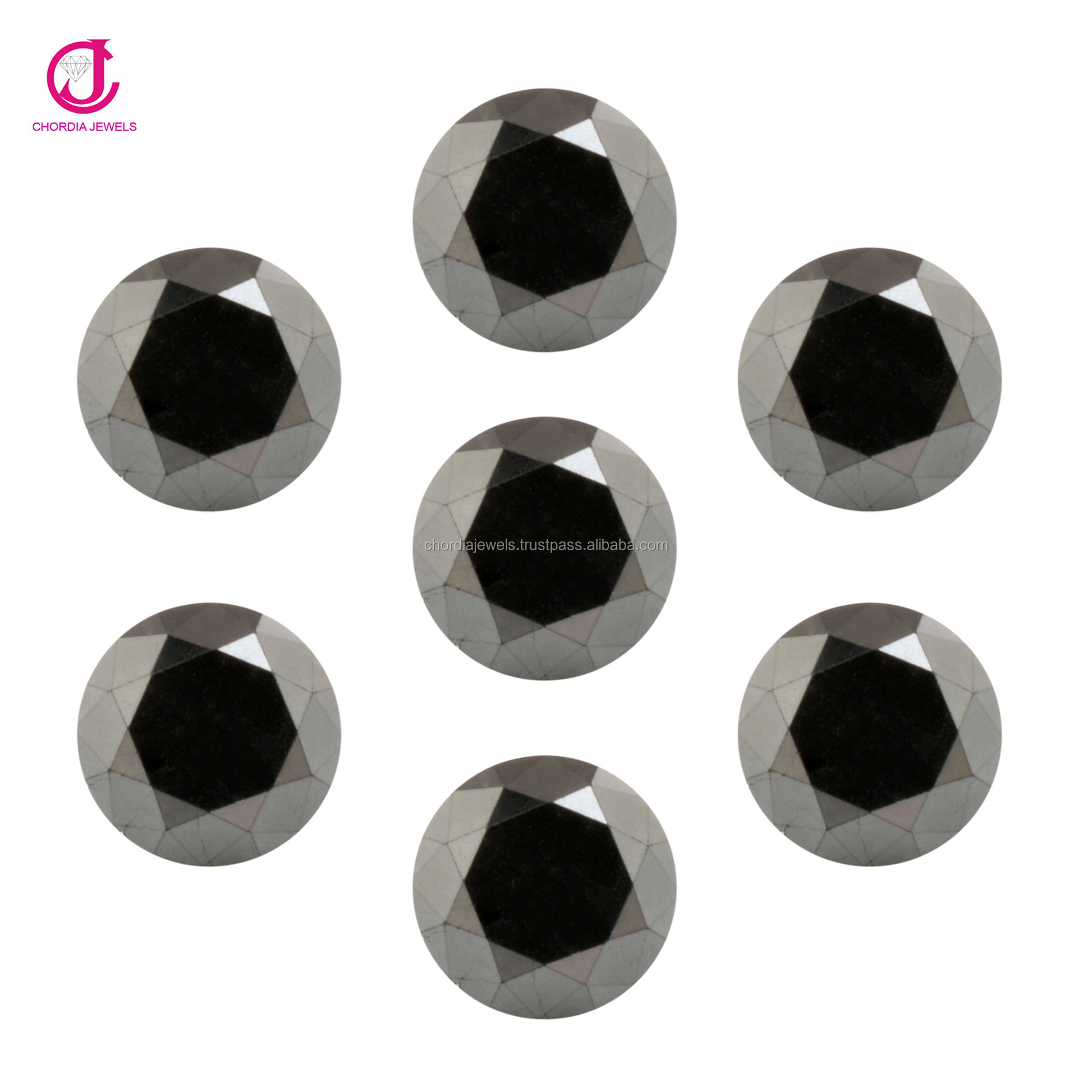 Low Price Raw Black Diamond Customizable Size Options