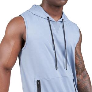 Débardeurs de sport pour hommes grande taille personnalisés de haute qualité, 95% coton 5% élasthanne, coupe ajustée pour la musculation, imprimés - Product Image 5