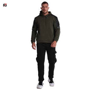Top Premium Quality Fashion Men's Tracksuit Full Customized <b>Embroidery</b>/Print/Patch Logo Print Pullover Hoodie & Jogger <b>Set</b> - Product Image 3