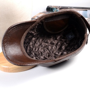 Gorro de Béisbol Unisex de Cuero 100% Genuino para Invierno, Diseño Deportivo de 6 Paneles para Todas las Temporadas - Product Image 6