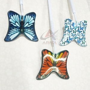 Venta caliente logotipo personalizado forma de mariposa espejo cosmético de acero inoxidable sostenible para la aplicación de maquillaje y pestañas - Product Image 2