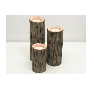 Candelabro de metal hecho a mano, soporte de madera con luz de té, decoración sostenible, soporte de vela de Aroma - Product Image 6