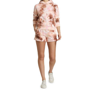 OEM Offre Spéciale Femmes Haute Qualité Respirant Extérieur Running Wear Tie Dye Pullover Hoodie - Product Image 2