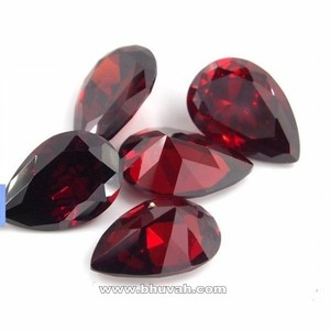 Tự Nhiên Mặt Cắt Đá Lê Hình Dạng Garnet Mặt Đá Quý - Product Image 1