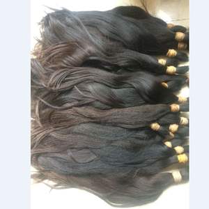 Extensiones de cabello humano indio, extensiones de cutícula, ondulado, virgen - Product Image 3