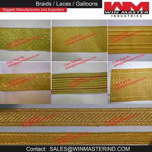 Jacquard Iglesia LITURGICA encajes recortes trenzas Vestment Galloon recorte de encaje trenza - Product Image 2