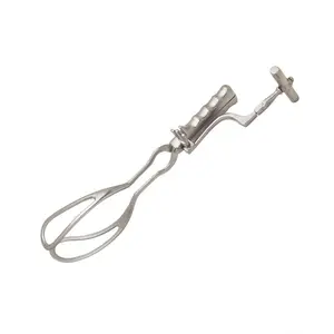 Equipo de instrumentos ginecológicos para el cuidado de la salud, Forceps, cefálicos, pélvicos, curva, 355mm