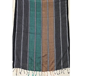 Bufanda Larga de Viscosa para Mujer, Estilo Elegante y Liso, Tamaño Personalizado, Teñida con Hilo, para la Temporada de Primavera - Product Image 1