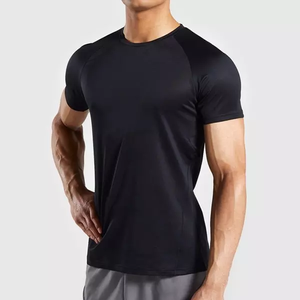 เสื้อสเวตเชิ้ตแขนสั้นคอกลมทรงสลิมฟิตสำหรับผู้ชาย ผ้าฝ้าย/ผ้าฟลีซเนื้อเจอร์ซีย์ ระบายอากาศได้ดี ดีไซน์แบบวินเทจ ลุคเรียบง่าย - Product Image 4