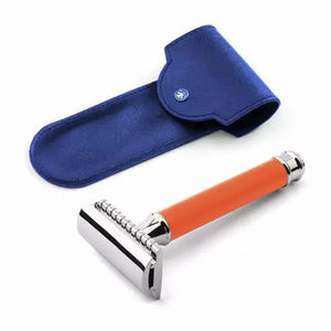 Rasoir de sécurité de luxe DE avec lame unique réutilisable – Rasoir manuel double tranchant écologique et réglable pour le rasage et l'entretien personnel - Product Image 4