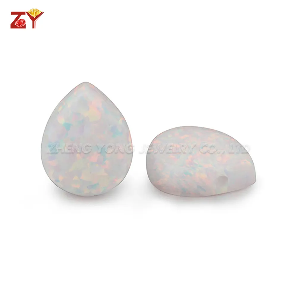 High Quality Popular Water Drop Shape Synthetic Opal Wholesale Price Liked By Consumers