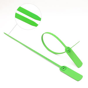 PN-PS2101 En Plastique numérotés scellés de sécurité étanche personnalisé premium rouge sceau en plastique banque avec logo - Product Image 6