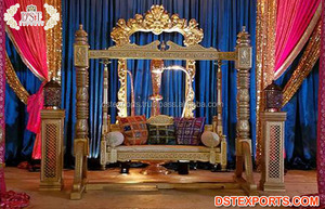 การตกแต่งร่มที่น่ารักสำหรับเวทีMehndiงานแต่งงานของอินเดียSangeetและMehndi - Product Image 4