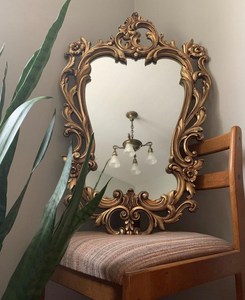 Timeless Spark Handmade Vintage Roccoco Design Gold Wall Mirror - Product Image 1