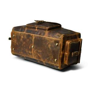 กระเป๋าดัฟเฟิลหนังแท้คุณภาพสูงออกแบบใหม่แฟชั่น Duffle กระเป๋าโลโก้ขนาดที่กำหนดเองหนัง Duffle กระเป๋าเดินทาง - Product Image 2