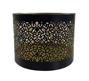 Metal tea light <b>holder</b> Other <b>Candle</b> <b>Stick</b> <b>Holder</b> Gold Metal Sample Available Clear Holiday Decorative European Print - Product Image 2