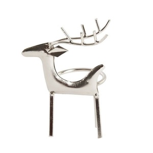 Anneaux de serviette de table écologiques de 4,5 cm de qualité supérieure, faits à la main en aluminium, pour usage domestique et commercial - Product Image 1