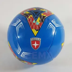 Balón de fútbol con logotipo personalizado, talla oficial 5, PU, PV, TPU, partidos de fútbol