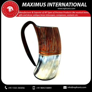 Taza Vikinga Natural para Beber, Jarra Medieval para Cerveza, Taza de Café, Estilo Rústico de Madera, para Café, Té, Cerveza, Hogar, Bar, Fiesta - Product Image 4