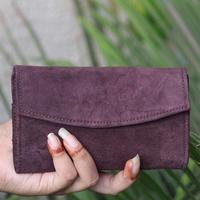 Femmes Pochette En Cuir Portefeuilles Élégants Pièce À La Main Porte-Cartes
