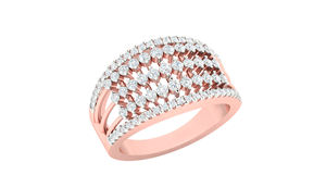 Anillo solitario certificado por DEF, Diamante incoloro, moissanita, diseño de aspecto fino, impresionante diseño, entrega en todo el mundo - Product Image 2