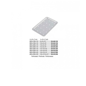 Instruments creux Mayo Plateau Perforé - Product Image 2