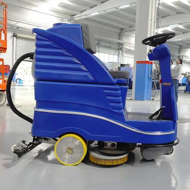 Vloer Scrubber, Wasmachine En Droger Machine-Ride-On B9001 Rit Op Hard Floor Cleaning Voertuig