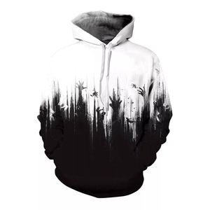 Sudadera con Capucha de Felpa para Hombre, Corte Regular, con Logotipo Personalizado Bordado e Impresión Digital, Poliéster/Algodón, Transpirable y de Secado Rápido - Product Image 4