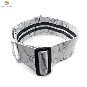 Banda de Resistencia con Estampado de Mármol, Banda de Ejercicio de Nailon, Banda de Cadera Portátil para Entrenamiento de Piernas, para Todas las Edades - Product Image 3