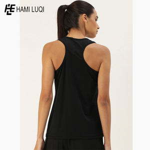 เสื้อกล้ามกีฬาสุดเซ็กซี่คอเสื้อผ้าสแปนเด็กซ์คอแต่งระบายแฟชั่นนิตติ้งทุกขนาด - Product Image 3