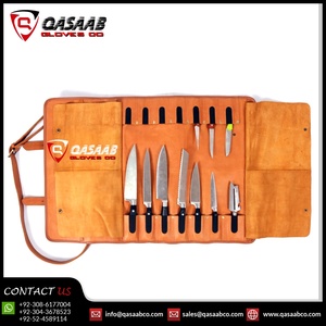 Cuisine de Chef-sac de couteaux sac en rouleau de toile couteaux de transport durables-poches de rangement-sacs en rouleau de cuir - Product Image 4
