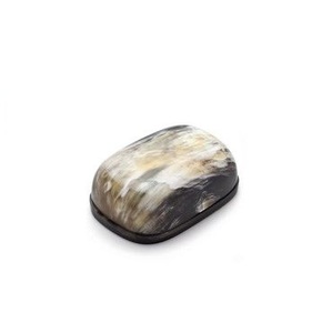 Porte-savon en corne de buffle naturelle avec porte-savon en corne poli à la main et de haute qualité à bas prix - Product Image 1