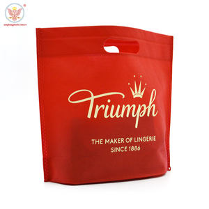 Promotion de l'usine Logo personnalisé imprimé découpé PP Non-Woven Sacs d'épicerie Poignée en toile pour les achats personnalisés - Product Image 4