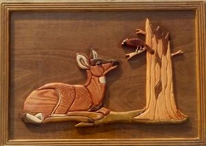 Pintura de madera para decoración artística del hogar, (vacaciones de Ms) - Product Image 2