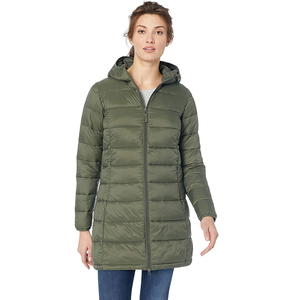 2021แจ็คเก็ตทรงพองยาวมีฮู้ดสำหรับผู้หญิงขนสัตว์ลำลองแบบเต็มรูปแบบขนาดใหญ่พิเศษขายส่ง - Product Image 6