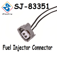 Conector Adaptador de Inyector de Combustible de 2 Pines 90980 11875, Conector de Bobina de Encendido, Conector de Inyector de Combustible de 2 Vías