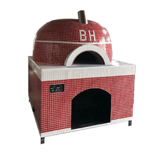 Horno de <span class=keywords><strong>Pizza</strong></span> comercial, diseño único, Combo de leña a Gas, puede hornear todo - Product Image 2