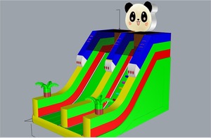 Zone de jeu d'extérieur gonflable pour enfants, aire de jeu d'extérieur écologique et fabriquée à base de plastique robuste, anti UV, fabriqué en turquie - Product Image 4