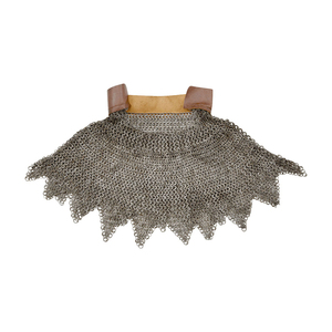 มาตรวัดขนาด9มม. 17นิ้วปรับแต่งได้ Bishop chainmail mantle riveted Solid Antique เกราะเหล็กพิมพ์ดิจิตอลแหวนโลหะงานฝีมือ - Product Image 2