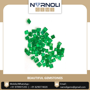 Fournisseur de pierres précieuses d'émeraude verte naturelle de qualité supérieure, taille coussin, facettées, en vrac, au meilleur prix pour la fabrication de bijoux en gros - Product Image 5