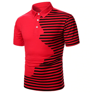 Vente directe d'usine polo de sport en coton pour hommes meilleure qualité nouveau design à manches courtes décontracté uni tricoté polo Plus - Product Image 1