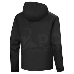 Veste coupe-vent d'hiver solide et décontractée pour hommes imperméable et respirant toile tissu col montant activités de plein air vente en gros nouveau - Product Image 2