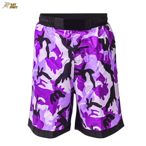 กางเกงขาสั้น MMA แบบอำพรางสำหรับผู้ชาย,พิมพ์ลายแบบไม่สมราคา - Product Image 6