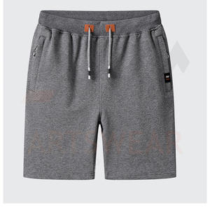 Pantalones Cortos Deportivos Unisex de Gimnasio al por Mayor, Logotipo Personalizado Bordado, Lona Sólida 100% Algodón, Pantalones Cortos de Verano de Alta Calidad para Hombre - Product Image 2