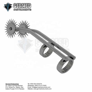Manufacturer Supplier <b>Wartenberg</b> Finger Style <b>Pinwheel</b> / <b>Wartenberg</b> Neurological 2 Heads <b>Pinwheel</b> / Stainless Steel <b>Pinwheels</b> - Product Image 3