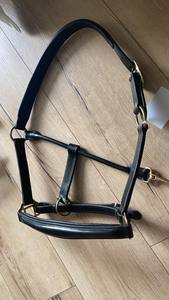 Licol de luxe en cuir anatomique pour cheval avec muserolle conique, rembourrage doux, collier de tête équestre, licol d'entraînement en cuir souple - Product Image 6