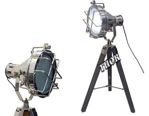 Lámpara de mesa con trípode de madera Vintage moderna, foco LED/COB, decoración coleccionable náutica, regalo, Villa, hogar, oficina, interior, IP44 - Product Image 1