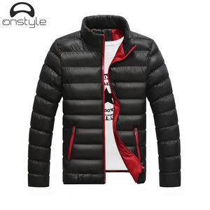 แจ็กเก็ตขนเป็ดแบบมีซิปของผู้ชายทรงหลวมมีฮู้ดหนาอบอุ่นในฤดูหนาว - Product Image 3