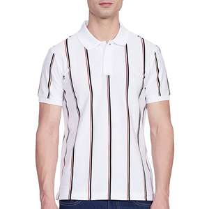 Polo de manga corta con logotipo personalizado para hombre, 100% algodón, Color sólido - Product Image 1