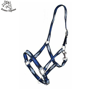 Halters de bride de selle anglaise en nylon de haute qualité avec boucles en étain accessoires de cheval personnalisables en gros - Product Image 4